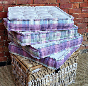 4 Glamping Picnic Cushions